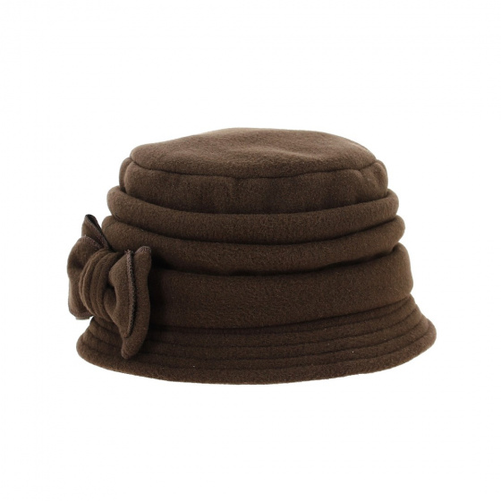 Chapeau Cloche Polaire Anushka Marron - Traclet