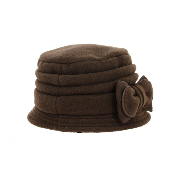 Chapeau Cloche Polaire Anushka Marron - Traclet