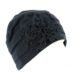 Black Cotton Beyzi Turban - Traclet