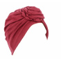 Burgundy Cotton Nes Turban - Traclet