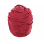 Burgundy Cotton Nes Turban - Traclet