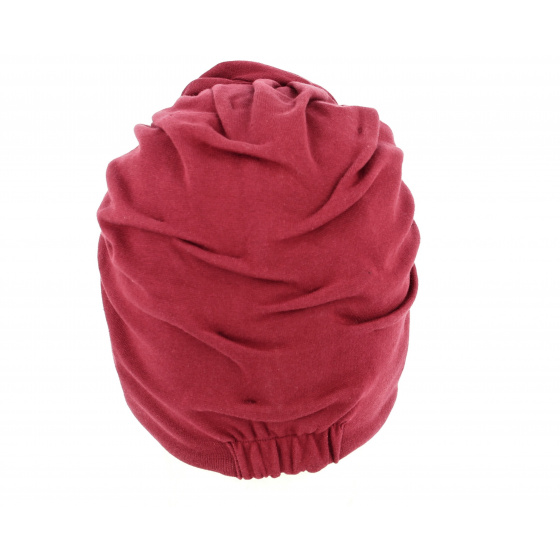 Burgundy Cotton Nes Turban - Traclet