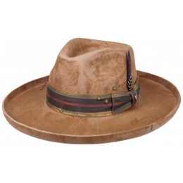 copy of Chapeau Amish Feutre Poil Marron- Stetson