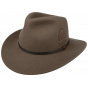 Western Hat Canoying Wool Felt Olive - Stetson