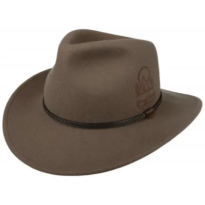 Western Hat Canoying Wool Felt Olive - Stetson Reference: 13052 | Traclet Hat Shop