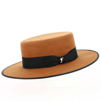 Leganés Cordobes Andalusian Camel Felt Hat - Fléchet Reference: 13532 | Traclet Hat Shop
