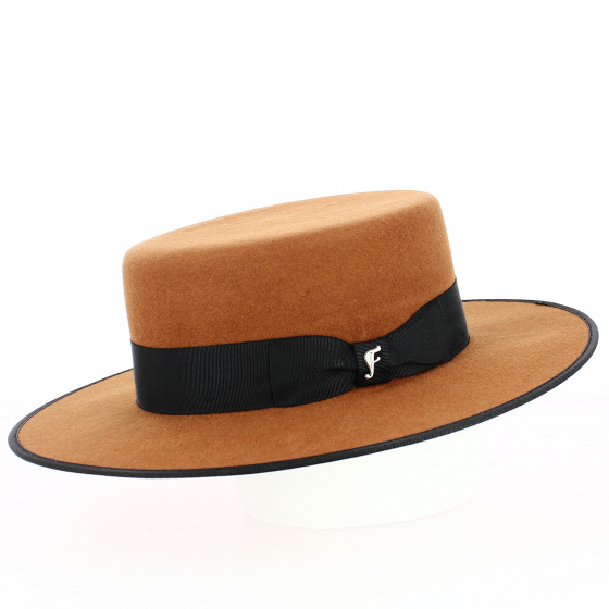 Leganés Cordobes Andalusian Camel Felt Hat - Fléchet