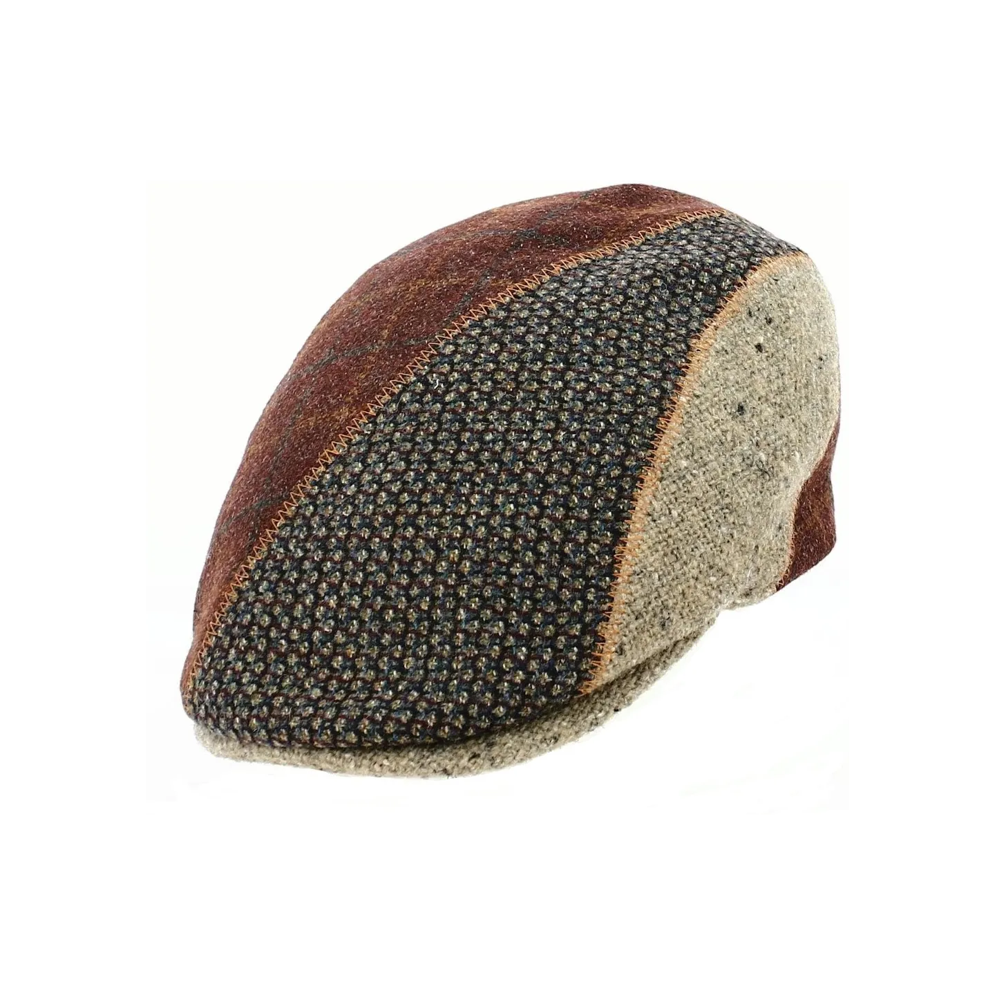 Multicolor Wool Flat Cap - Traclet