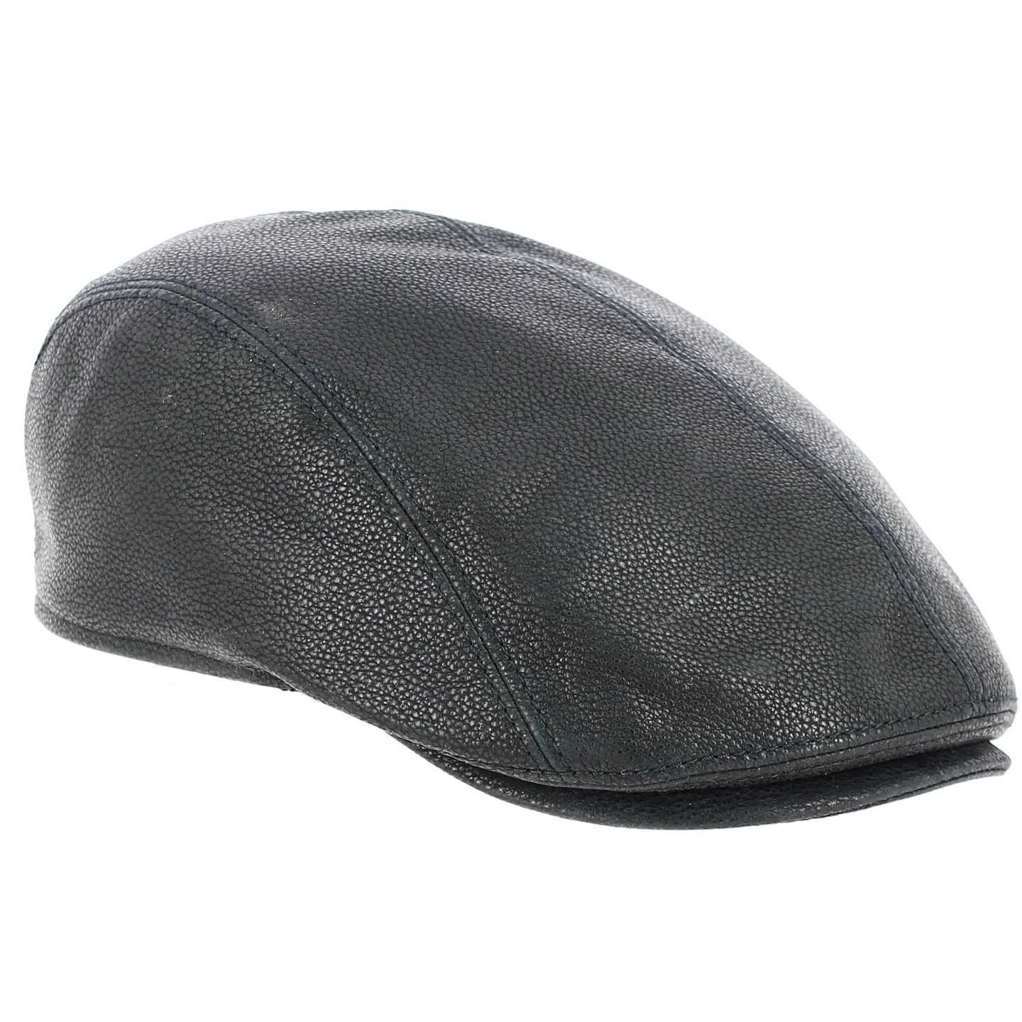 Casquette Bombée Jackson Cuir Noir - Göttmann  Reference : 13548| Chapellerie Traclet