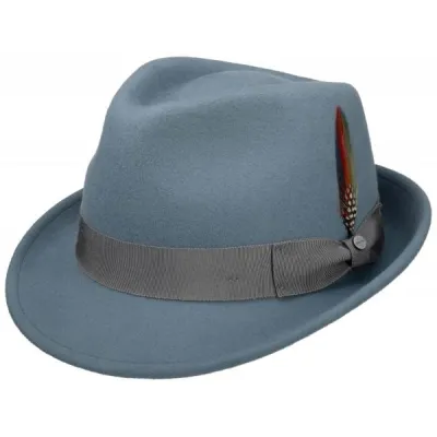 Stetson Player Sandata Black Wool Felt Hat - Reference: 13088 | Traclet Hat Shop