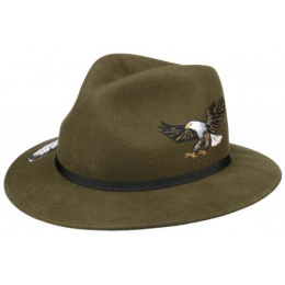 Imperial Traveller Hat Wool Felt Olive - Stetson