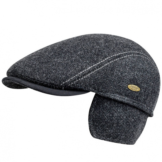Elche Ear Flap Cap Anthracite - Traclet