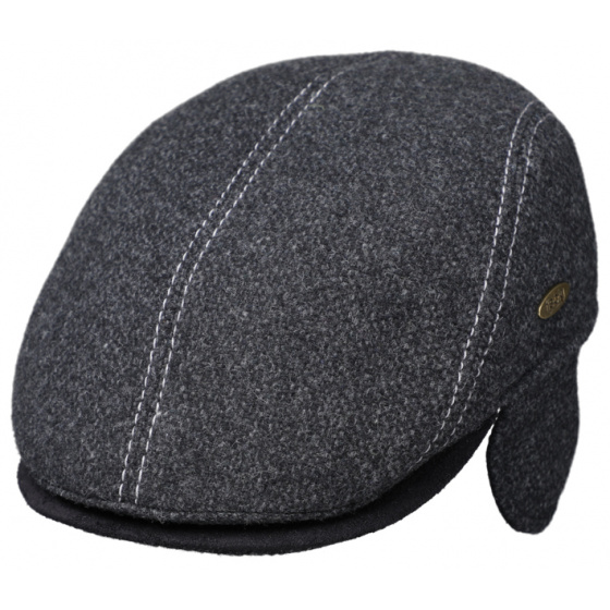 Elche Ear Flap Cap Anthracite - Traclet