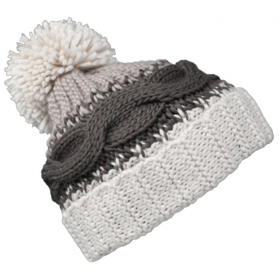 Mont Blanc Tricolor Pompon Hat - Traclet