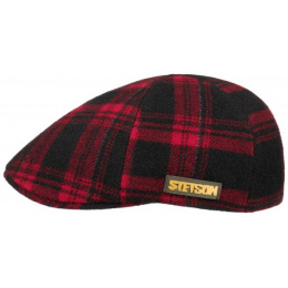 Black & Red Lumberjack Cap Texas - Stetson