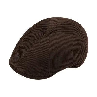 casquette boston velours -Casquette 8 Cotes Lecce Velours Marron -Traclet  Reference : 13597 | Chapellerie Traclet