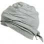Chemotherapy Turban Light Heather Grey - Traclet