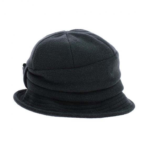 Pipa Cloche hat grey anthracite - Traclet