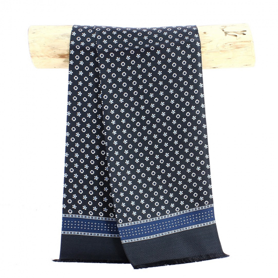 Ambroise Blue Silk Scarf - Traclet