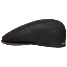 stetson quilcene black leather cap - buy leather cap Reference: 2769 | Traclet Hat Shop