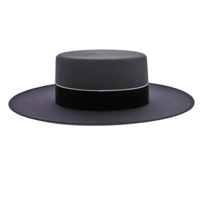 Andalusian Cordobes Hat in Anthracite Felt Reference: 13645| Traclet Hat Shop