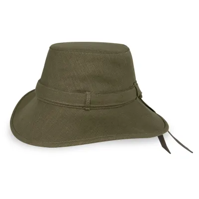 Chapeau de chanvre TH9 Olive - Tilley - capeline chanvre Reference : 13652 | Chapellerie Traclet