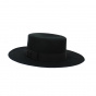Canoe Matador black wool felt - Traclet