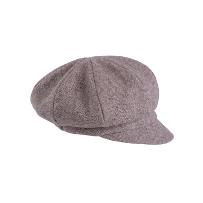 Casquette Gavroche Pyrénées laine beige - Traclet