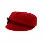 Cap Gavroche Le Lana red wool - Traclet
