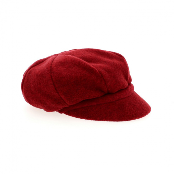Casquette Gavroche Elorine rouge foncé - Traclet Casquette Gavroche Elorine rouge foncé - Traclet