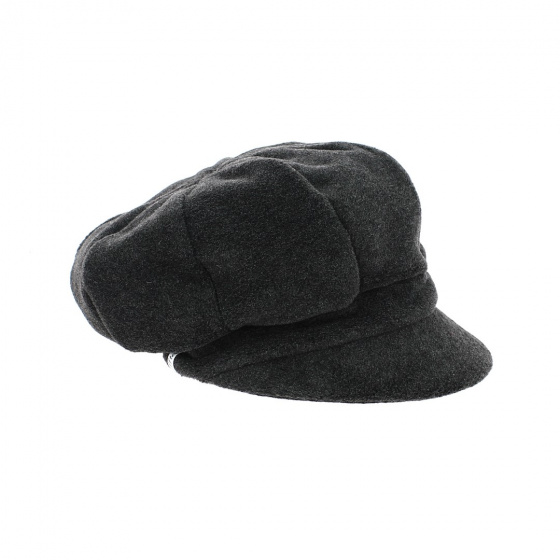 Casquette Gavroche Elorine gris anthracite - Traclet Casquette Gavroche Elorine gris anthracite - Traclet