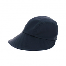 Helene large visor cap navy blue - Traclet