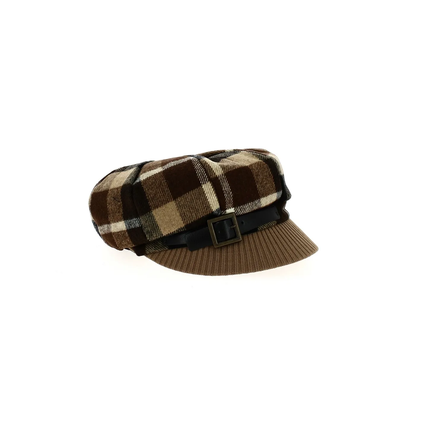 Casquette Gavroche Le Naturo marron et beige - Traclet
