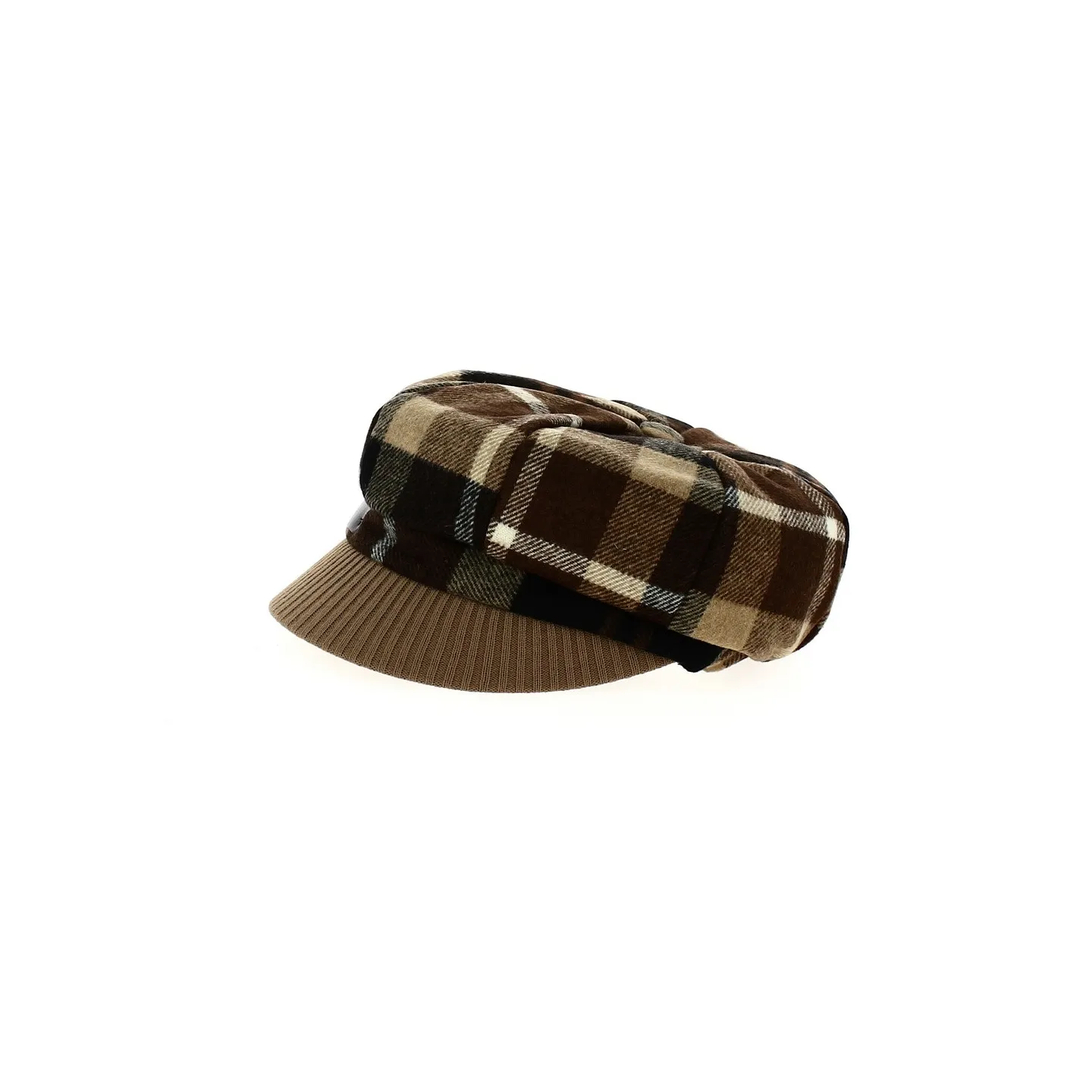 Casquette Gavroche Le Naturo marron et beige - Traclet
