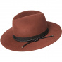 Sterne Fedora Hat Wool Felt Ochre - Bailey