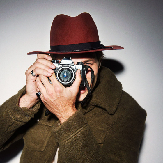 Chapeau Fedora Sterne Feutre Laine Ocre - Bailey