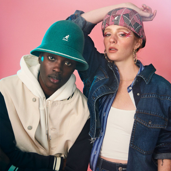 Pink Tricolour Flat Cap - Kangol Pink Tricolour Flat Cap - Kangol