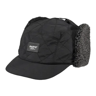 Ludo cap with earflaps Black - Barts
