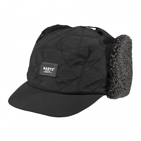 Ludo cap with earflaps Black - Barts