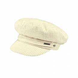 Le Paty white velvet cap - Barts