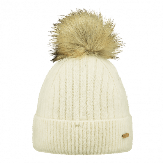 Joselyn creamy white pom-pom hat - Barts