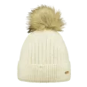 Bonnet à pompon Joselyn blanc crème - Barts