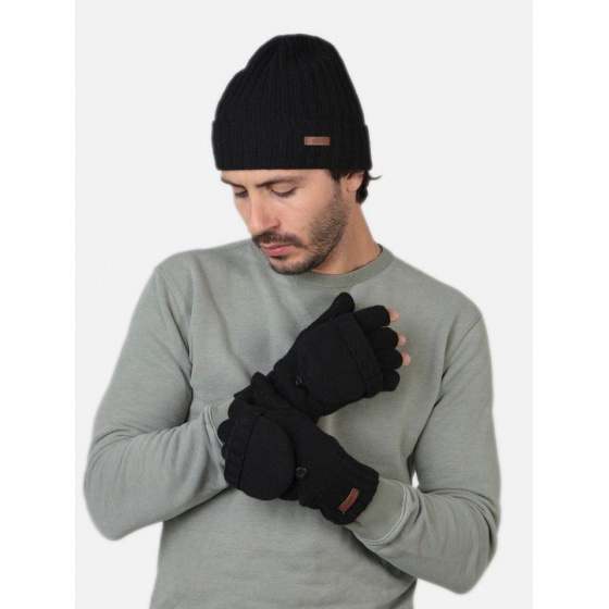 Haakon Black Wool Glove/Slippers - Barts