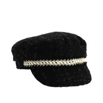 Women's Black Sailor Cap - Traclet | Reference: 13782