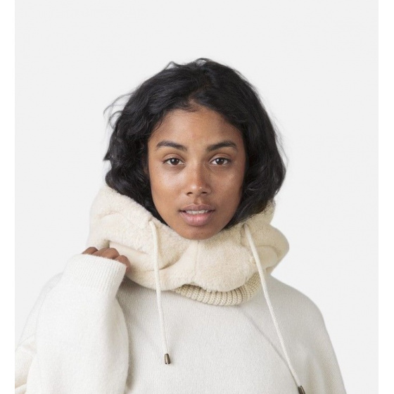 Eliess Cream Hooded Snood - Barts