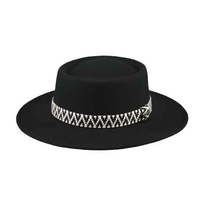 Chapeau Gambler feutre laine noir - Barts