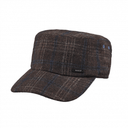 Zion dark brown military cap - Barts