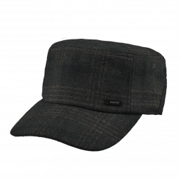 Charcoal grey Zionn military cap - Barts