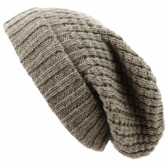 Long Bonnet Bellevarde Wool & Mohair taupe - Traclet Reference : 13849 ...