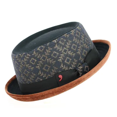 Chapeau Porkpie Pérouse Marine - Traclet   : 13852| Chapellerie Traclet